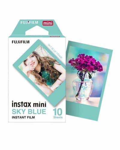 Fujifilm Instax mini film Sky Blue