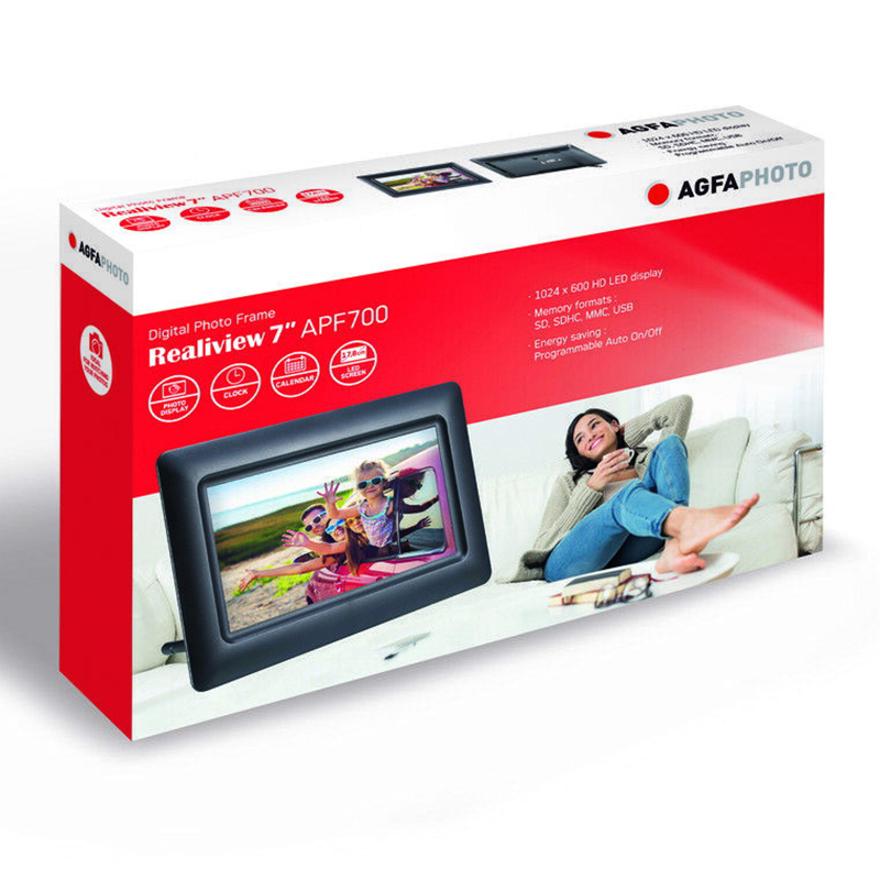 Agfa APF700 digitlis kpkeret 7", fekete