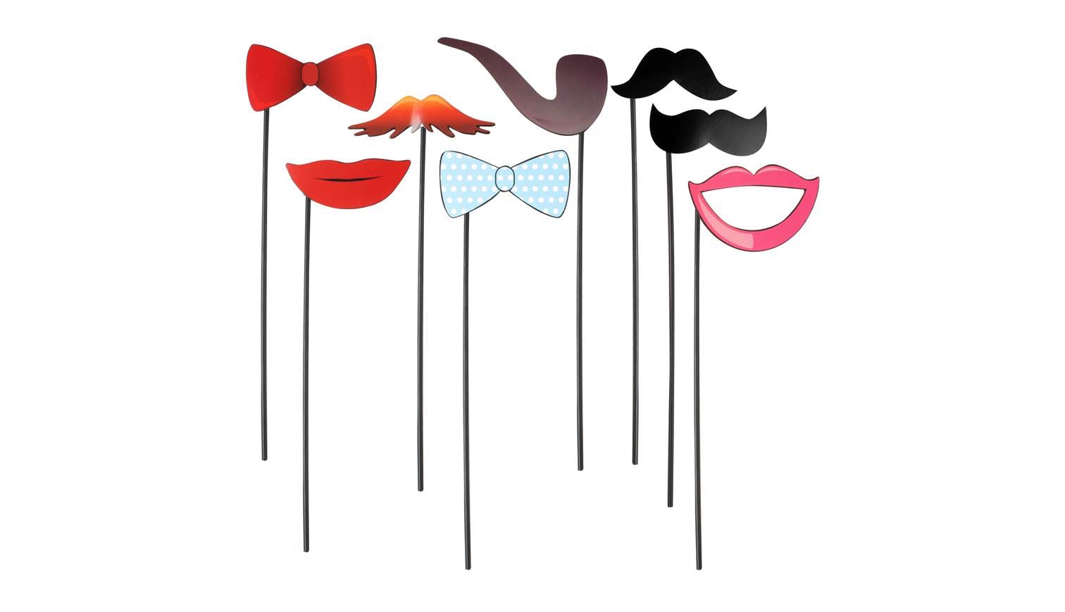 Fujifilm Instax Photo Props Lips and Moustache