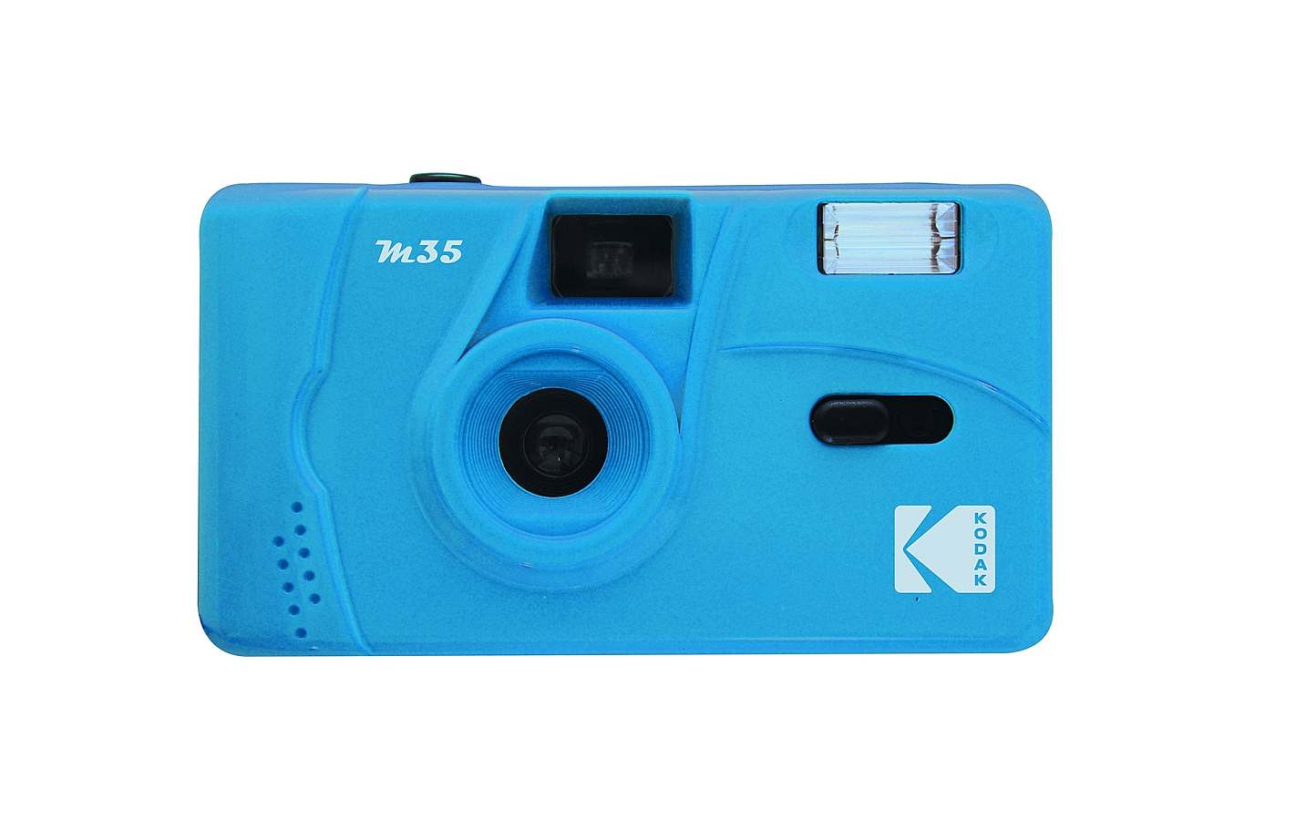 Kodak M35 analóg filmes fényképezőgép, 35 mm filmhez, kék