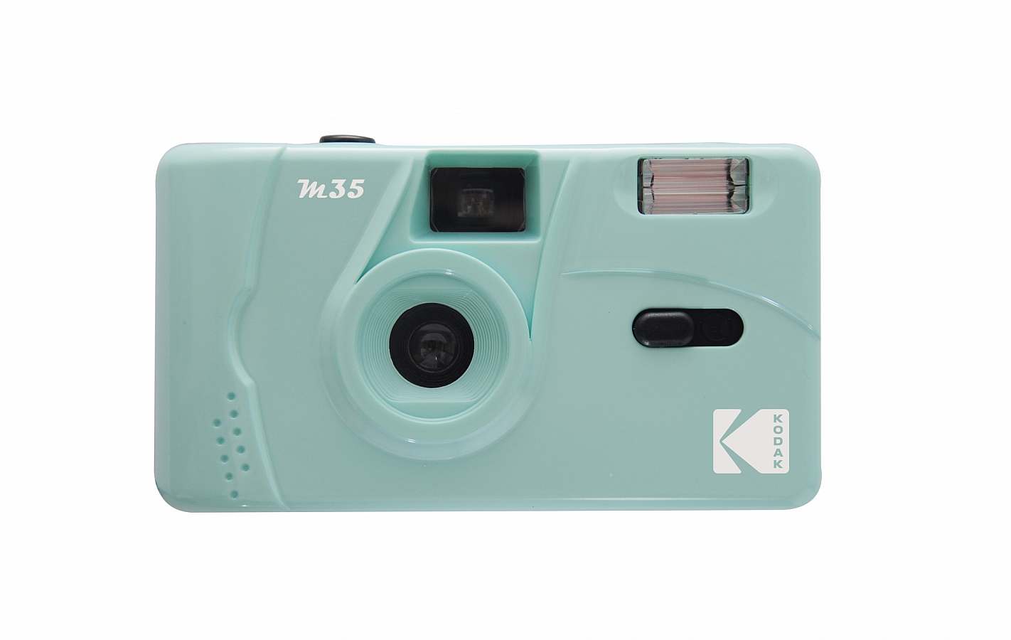 Kodak M35 analóg filmes fényképezőgép, 35 mm filmhez, mentazöld
