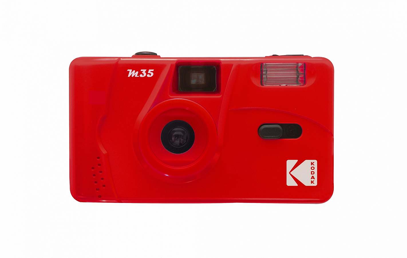 Kodak M35 analóg filmes fényképezőgép, 35 mm filmhez, skarlátvör