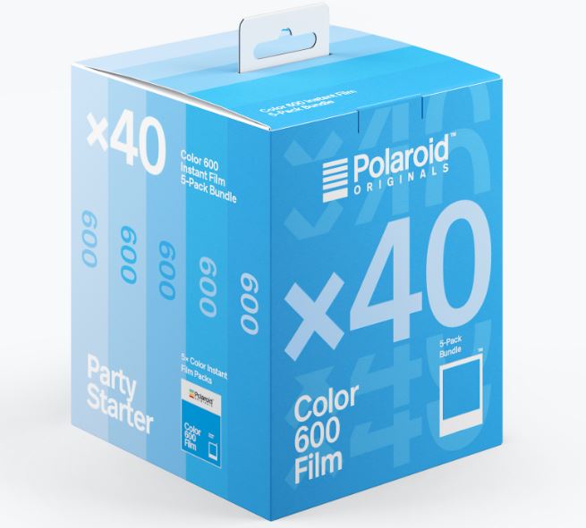 Polaroid színes 600 Film, fehér kerettel, 40 kép