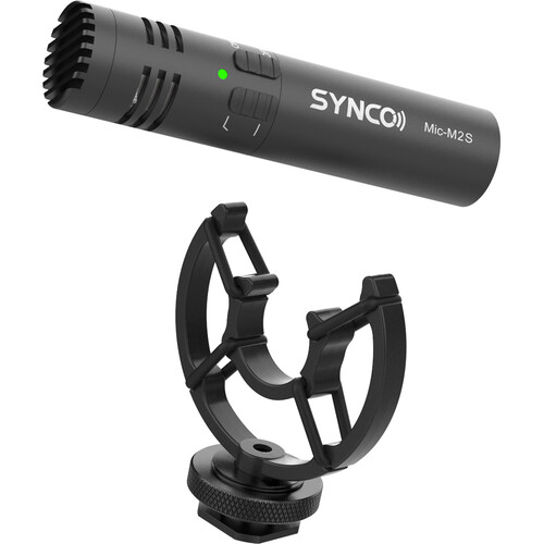 Synco Mic-M2S kardioid kondenzátor mikrofon, TRS és TRRS csatlak