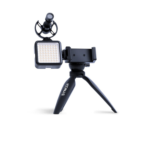 Synco Vlogger Kit 2 vlogging szett okostelefonokhoz, mikrofon, m