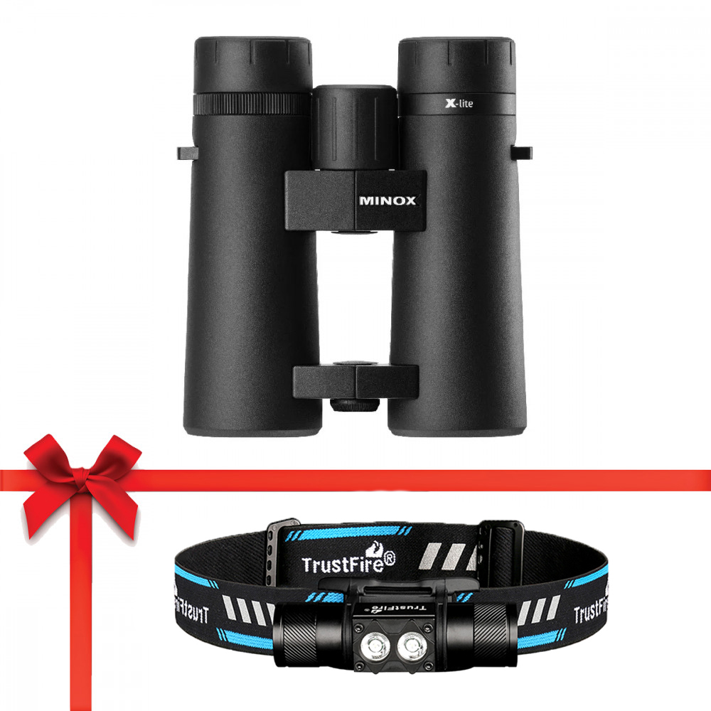 Minox X-lite 8x42 keresőtávcső + ajándék Trustfire H5R fejlámpa Minox X-lite 8x42 keresőtávcső + ajándék Trustfire H5R fejlámpa
