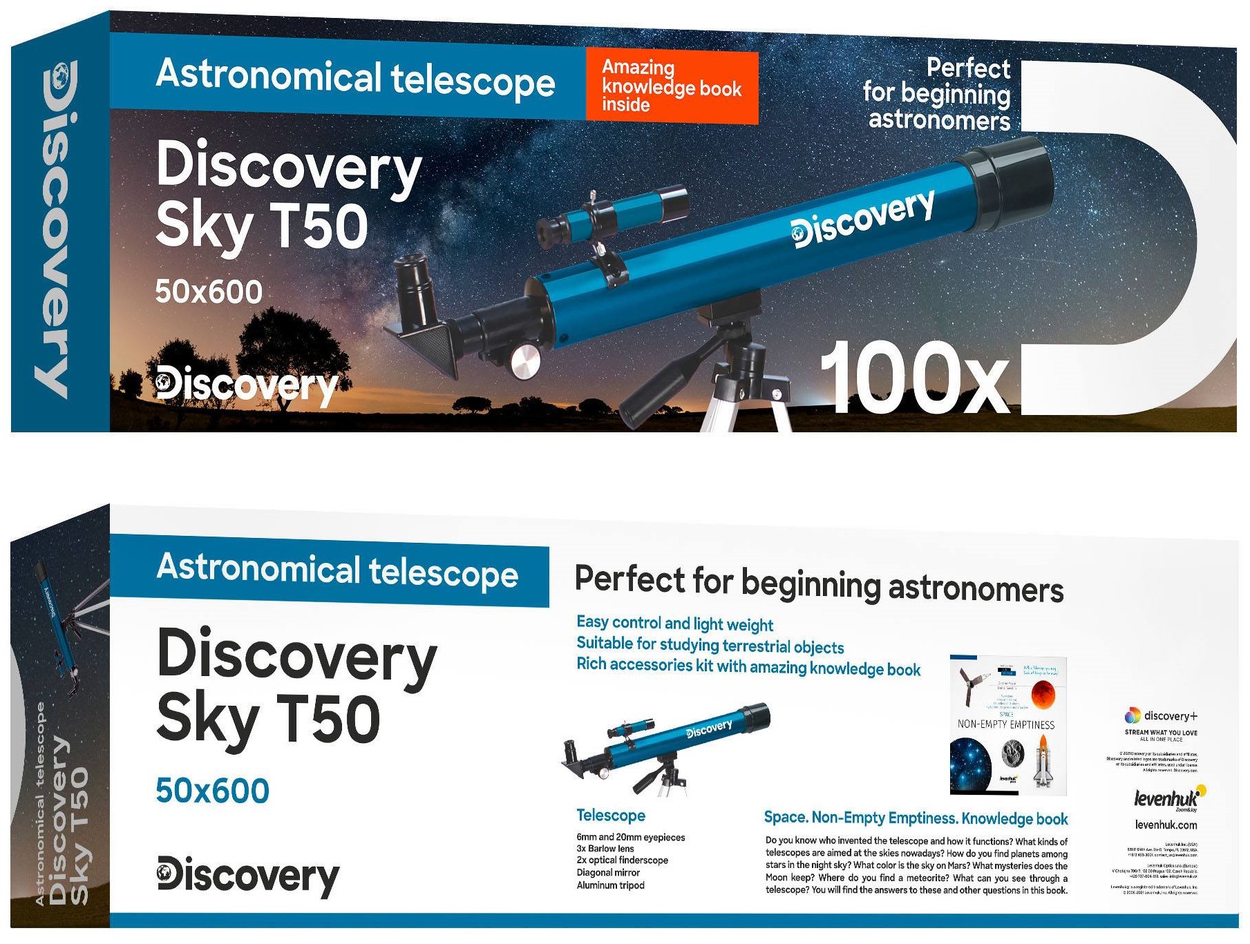 Discovery Sky T50 teleszkp knyvvel